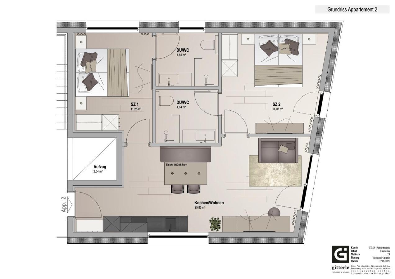 Sima-Apartments Längenfeld Eksteriør bilde