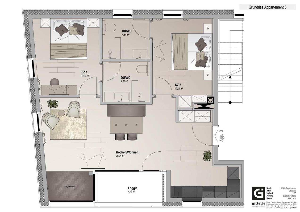 Sima-Apartments Längenfeld Eksteriør bilde